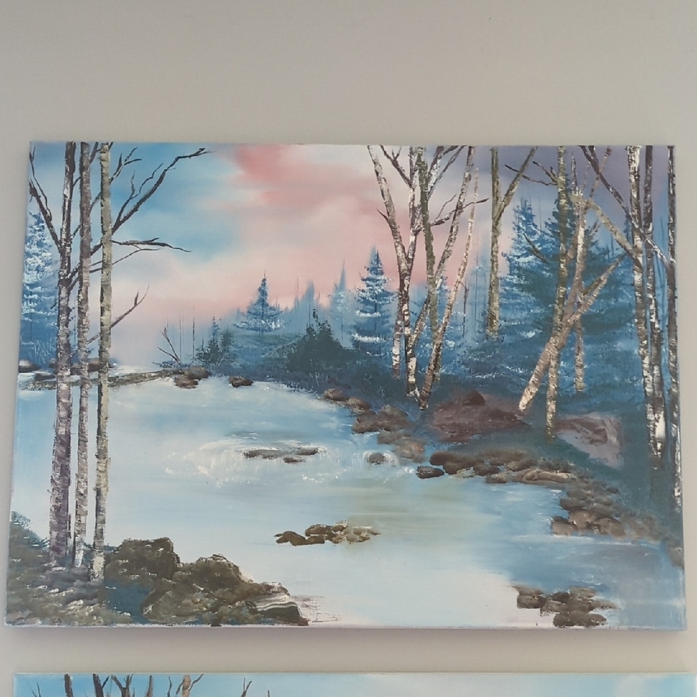 Winter Landscape Canvas Art